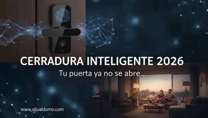 Cerradura inteligente en 2026: la puerta ya no se abre… se gestiona