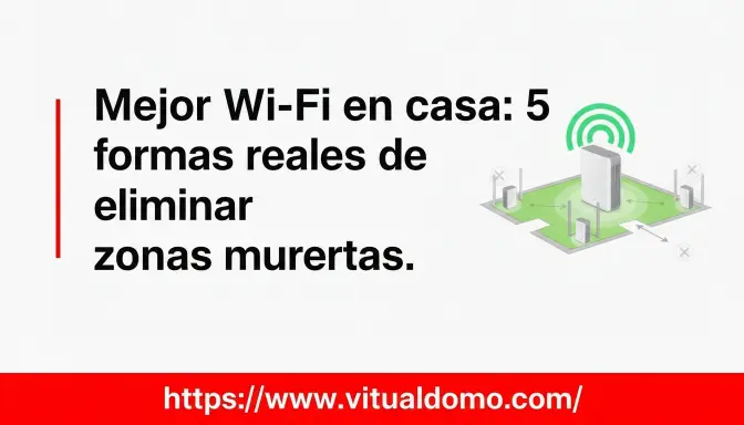 Mejor Wi-Fi en casa: 5 formas reales de eliminar zonas muertas