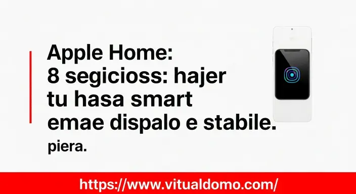 Apple Home: 8 ajustes para que tu casa inteligente sea rápida y estable