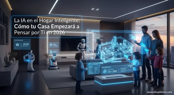 IA en Smart Homes: Cómo tu casa empieza a pensar por ti en 2026