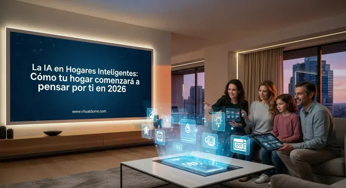 IA en Smart Homes: Cómo tu casa empieza a pensar por ti en 2026