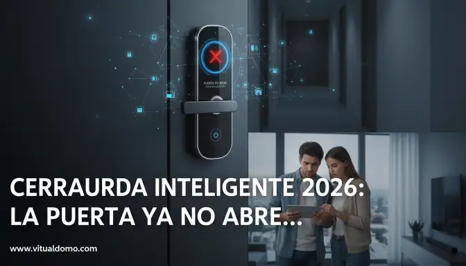 Cerradura inteligente en 2026: la puerta ya no se abre… se gestiona