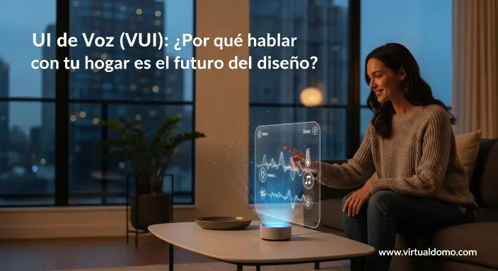 Voice UI (VUI): ¿Por qué hablarle a tu casa es el futuro del diseño?